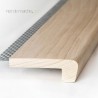 Nez de marche Hêtre 85x28mm avec grille (classique)