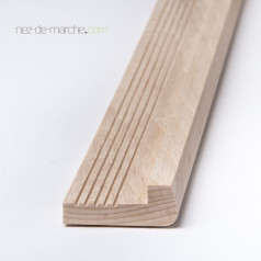 Nez de marche Hêtre  60x22mm à coller (classique)