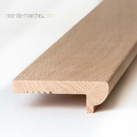 Nez de marche Chêne 85x28mm à coller (tradition)