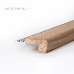 Nez de marche Chêne 48x28mm avec grille