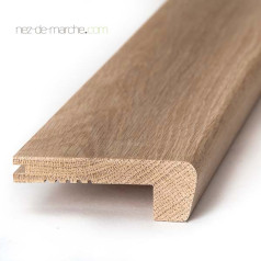 Nez-de-marche en chêne massif pour carrelage