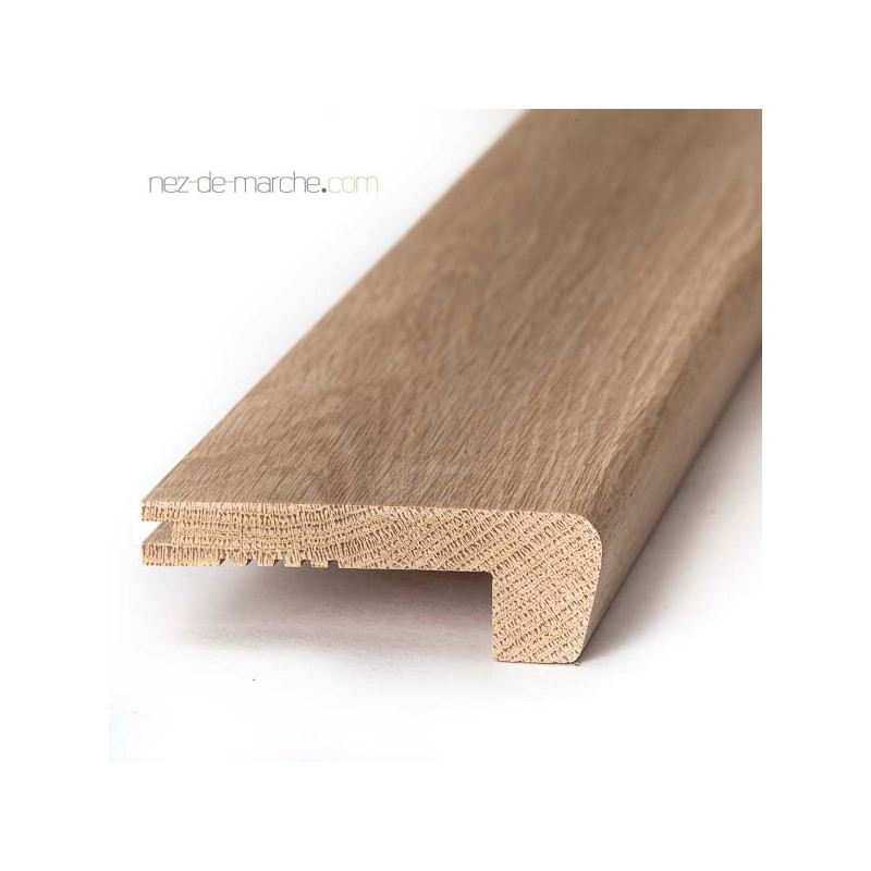 Nez-de-marche en chêne massif pour carrelage