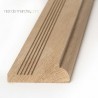 Nez de marche Chêne 85x28mm à coller (tradition)