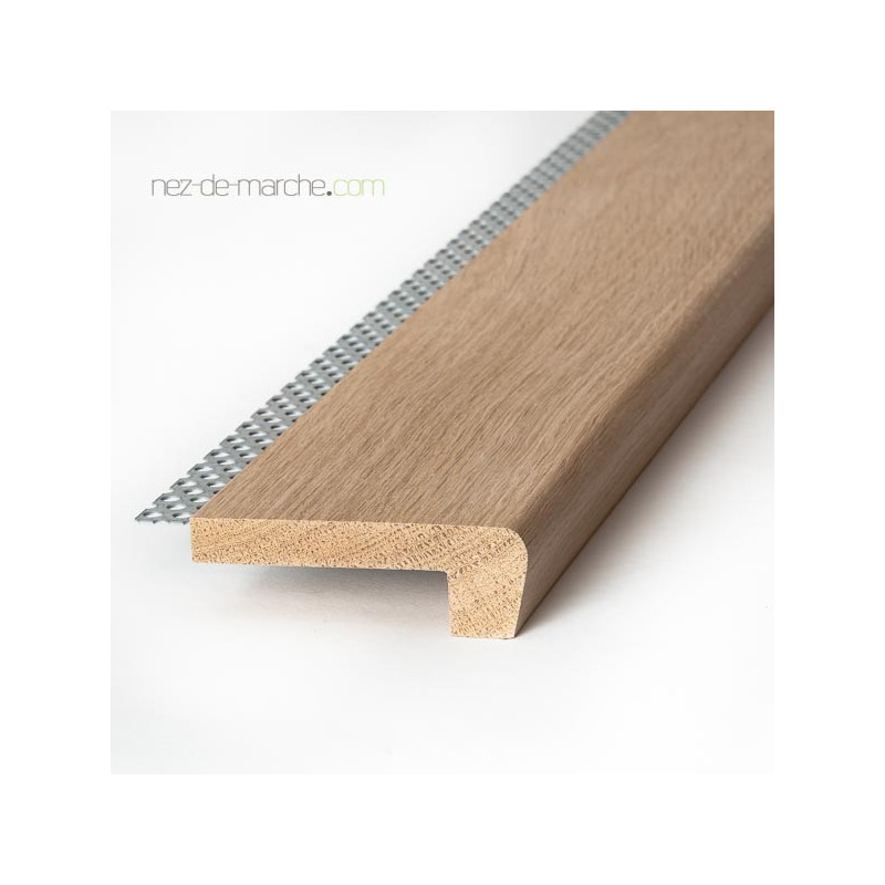 Nez de marche pour escalier - 32x24mm - Chêne - En Stock