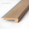 Nez de marche pour escalier - 32x24mm - Chêne - En Stock
