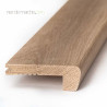 Nez-de-marche en chêne massif pour carrelage