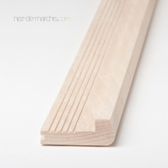 Nez-de-marche en chêne massif pour carrelage