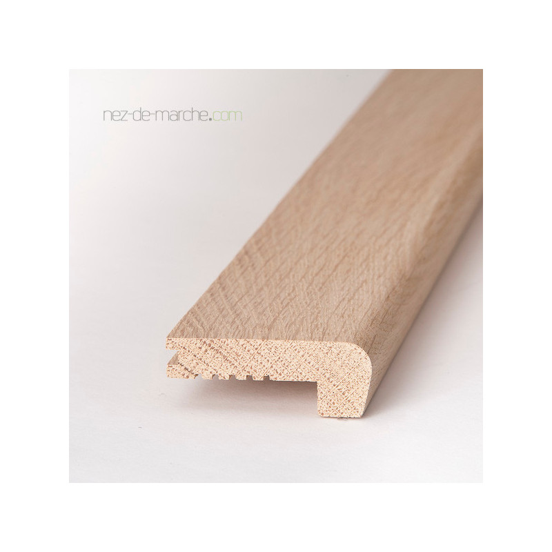 Nez-de-marche en chêne massif pour carrelage