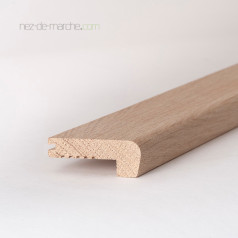 Nez-de-marche en chêne massif pour carrelage