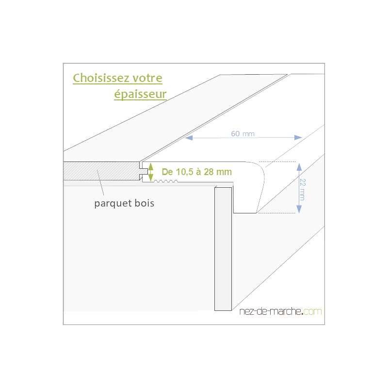 Nezdemarche en chêne massif pour carrelage — free download